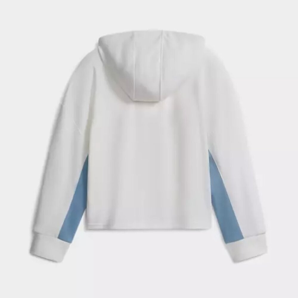 Puma Fit Double Knit Pullover Hoodie Womens White Casual Athletic Outerwear M - Picture 4 of 4